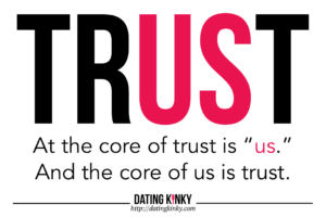 At the core of trust is "us." And the core of us is trust.