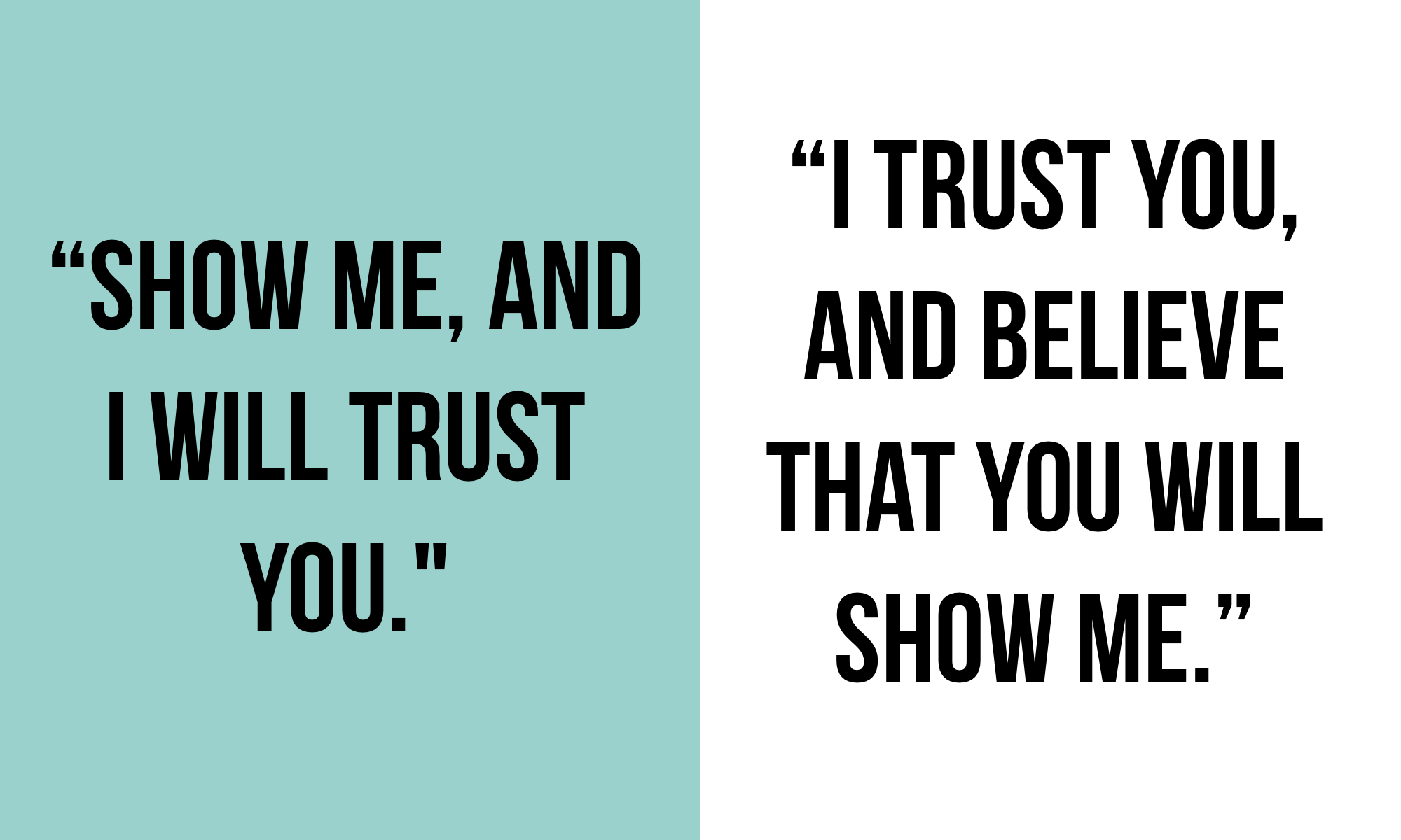 How Do You Trust?