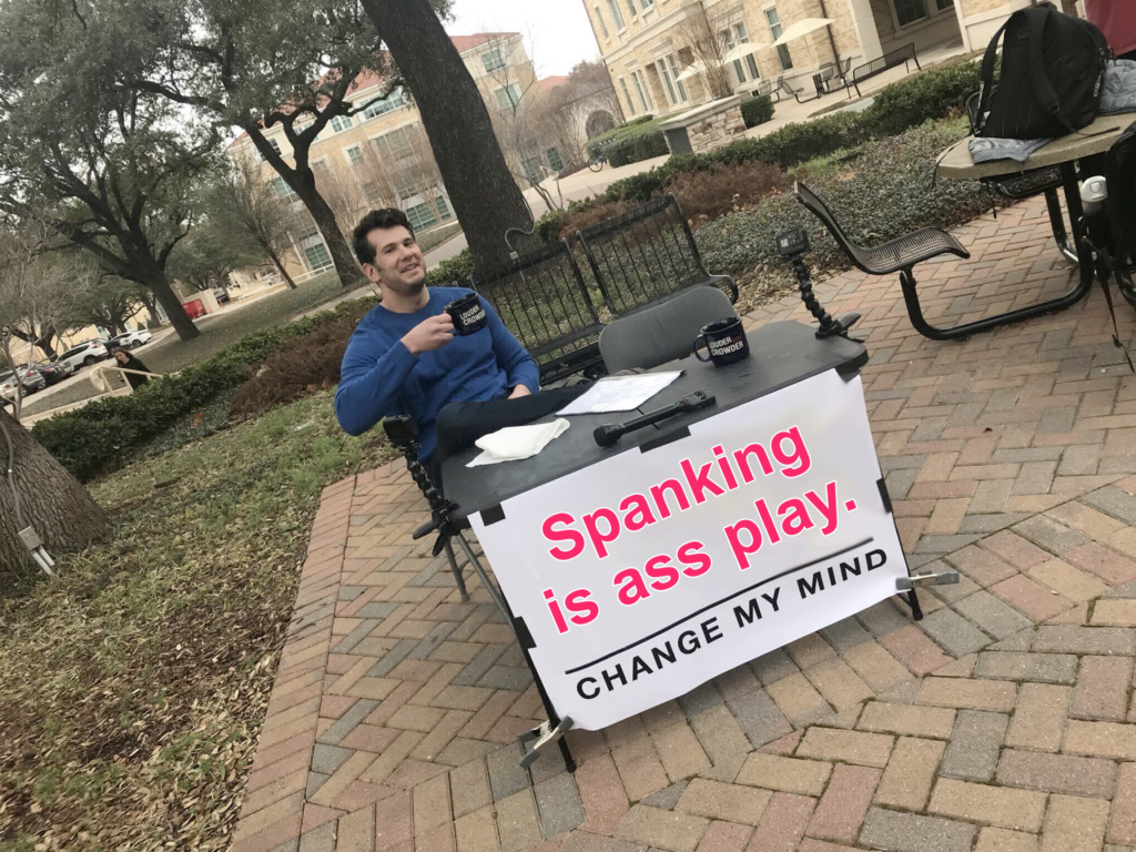Spanking is ass play. Change my mind. 